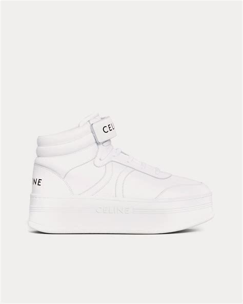 Celine Mid Block Sneaker Optic White (Womens) 